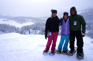 Snowshoeing along the Continental Divide