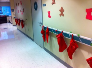 COH's Hematology Department Clinic all dressed up for the holidays!