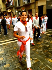 Before the bulls were released. 